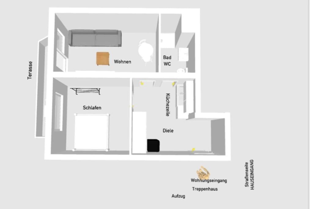- Parkplatz, Citynah, Lift - Naehe Dus & Dortmund & Koeln & Essen Apartment Wuppertal